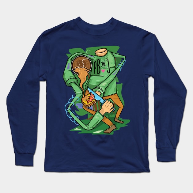 Peanut Butter & Jelly Long Sleeve T-Shirt by Frajtgorski